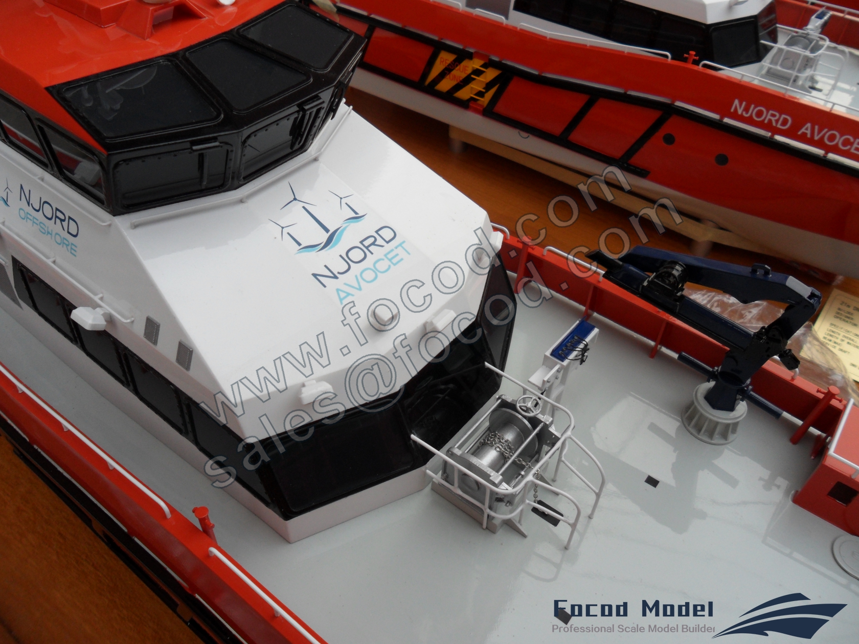 customized model of 20m NJORD OFFSHORE VESSEL